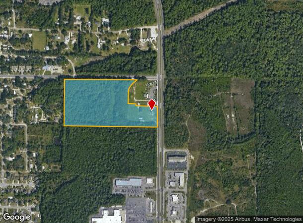 1023 N Tyndall Pky, Panama City, FL Parcel Map