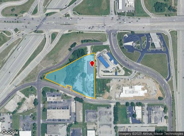  8717 Lenexa Dr, Overland Park, KS Parcel Map