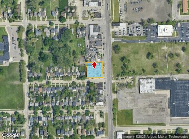 21109 Dequindre Rd, Hazel Park, MI Parcel Map