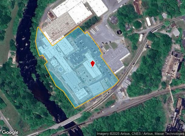 100 E Main St, Haw River, NC Parcel Map