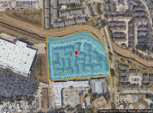  5801 Hollister St, Houston, TX Parcel Map