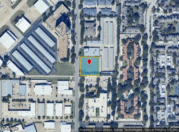 16316 Addison Rd, Addison, TX Parcel Map