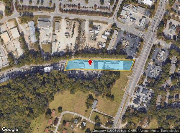 825 Kitchen Dr, Raleigh, NC Parcel Map