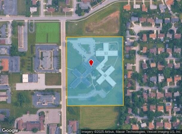 3175 Lancer St, Portage, IN Parcel Map