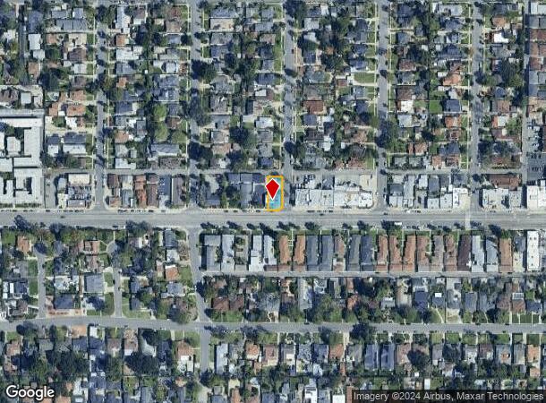  2355 E Washington Blvd, Pasadena, CA Parcel Map