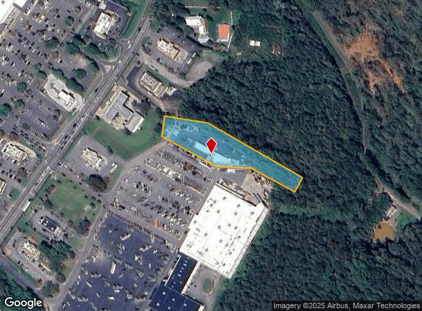  1211 Burkemont Ave, Morganton, NC Parcel Map