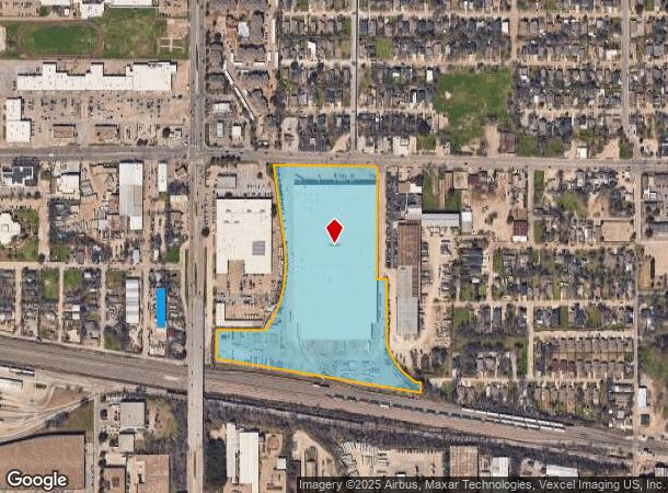 2020 Singleton Blvd, Dallas, TX Parcel Map