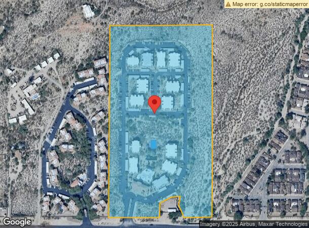  2550 W Ironwood Hill Dr, Tucson, AZ Parcel Map