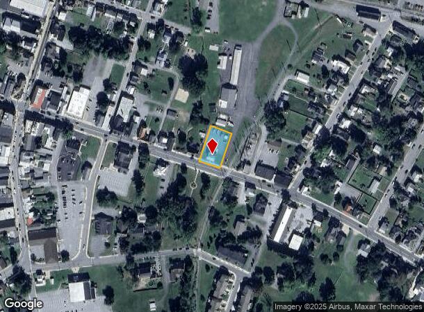 121 E Main St, Thurmont, MD Parcel Map