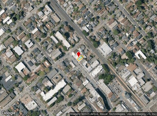 132 N B St, San Mateo, CA Parcel Map