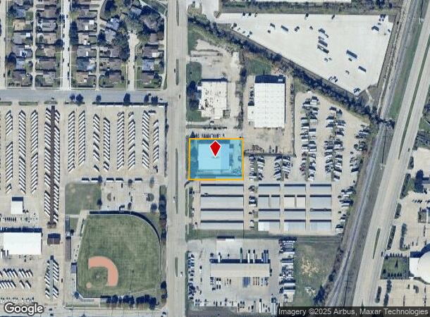 1410 N 1St St, Garland, TX Parcel Map