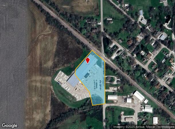 203 N Edgerton St, Fairland, IN Parcel Map