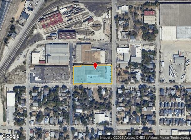  1211 N Hackberry St, San Antonio, TX Parcel Map