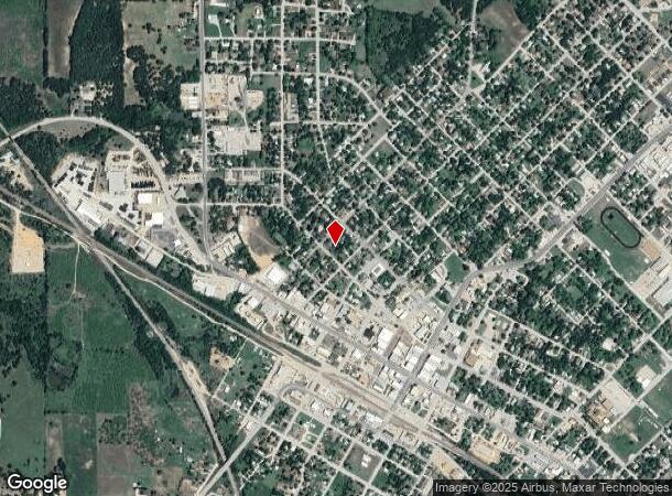  505 Walnut St, Bowie, TX Parcel Map