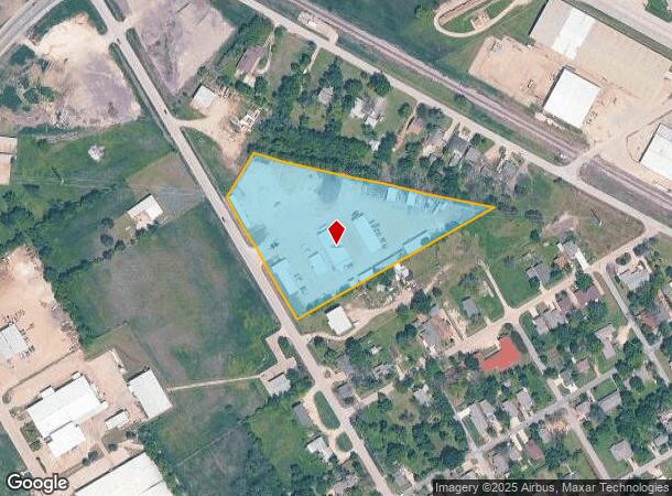 1400 S Oak Grove Rd, Ennis, TX Parcel Map
