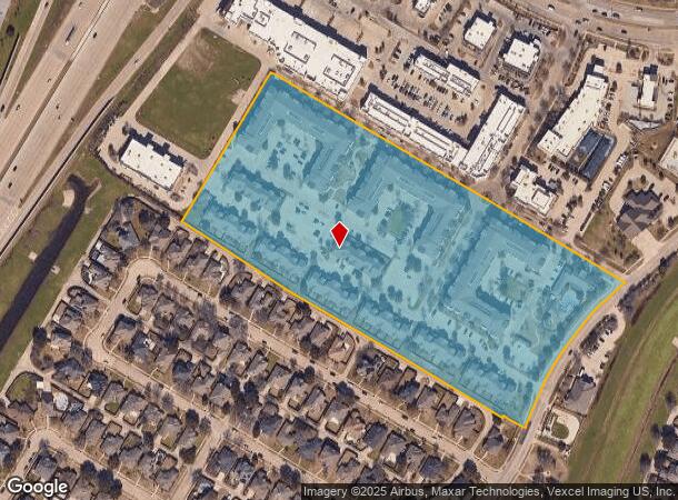  4025 Huffines Blvd, Carrollton, TX Parcel Map