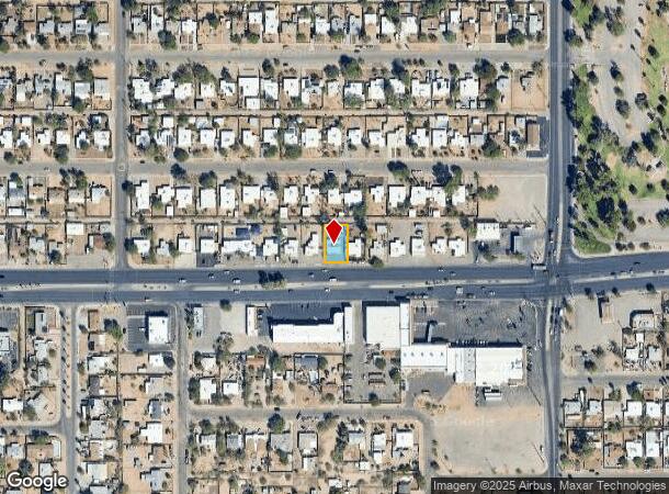  2919 E 22Nd St, Tucson, AZ Parcel Map