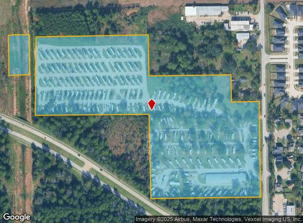 1402 S Cherry St, Tomball, TX Parcel Map