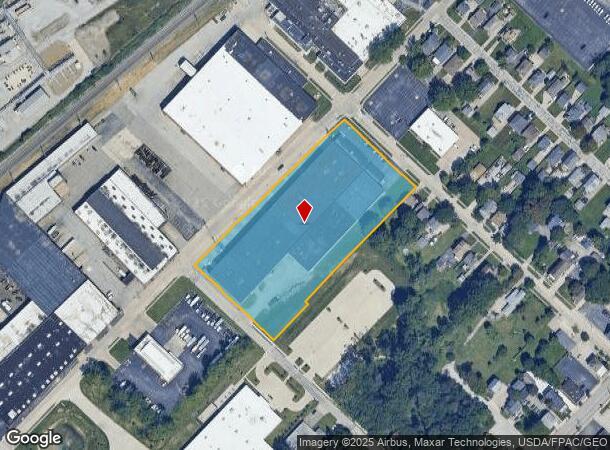 1366 Rockefeller Rd, Wickliffe, OH Parcel Map
