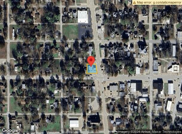  100 N Liberty St, Cherryvale, KS Parcel Map