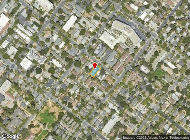  830 Cowper St, Palo Alto, CA Parcel Map