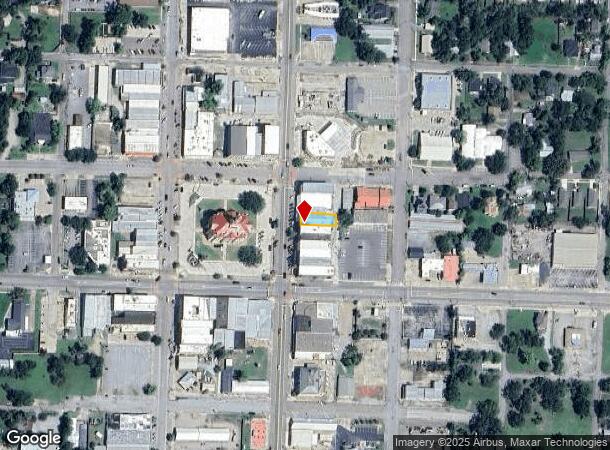  412 N Center St, Bonham, TX Parcel Map