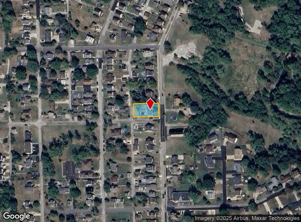  638 W Pike St, Houston, PA Parcel Map