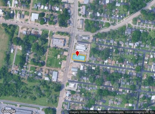  1308 Moss St, Lafayette, LA Parcel Map