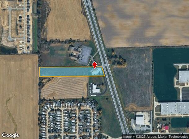 3550 N Morton St, Franklin, IN Parcel Map