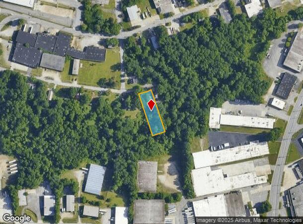  1229 Potts Ave, High Point, NC Parcel Map