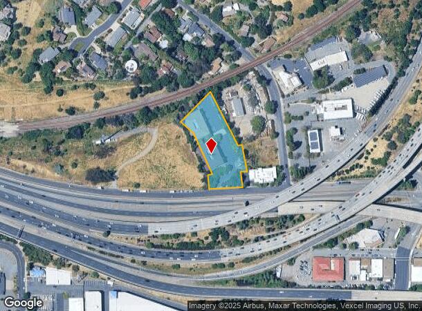  2520 Camino Diablo, Walnut Creek, CA Parcel Map