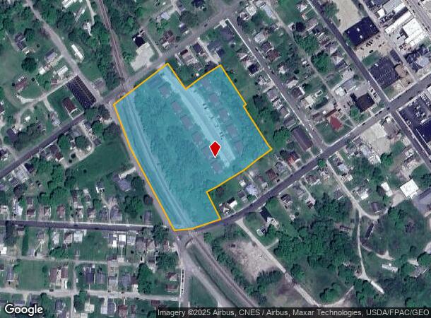 321 W Brown St, New Lexington, OH Parcel Map