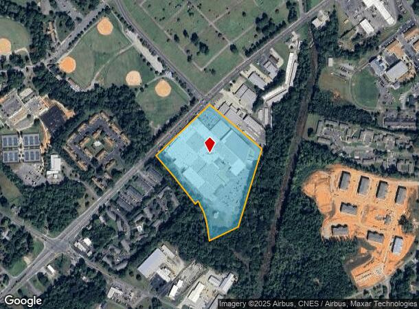 1406 S Mebane St, Burlington, NC Parcel Map