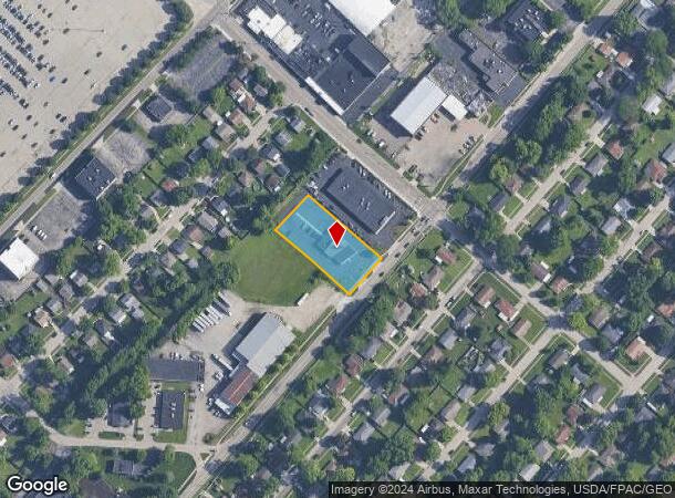  3747 S Dixie Dr, Moraine, OH Parcel Map