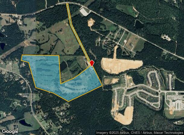 1300 Three Oaks Dr, Harlem, GA Parcel Map