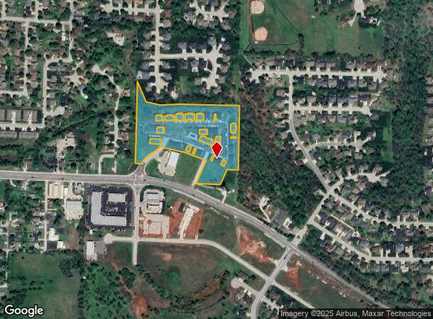  671 E Spring Valley Cir, Nixa, MO Parcel Map