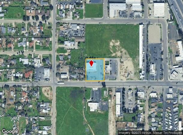  1928 W Olive Ave, Fresno, CA Parcel Map