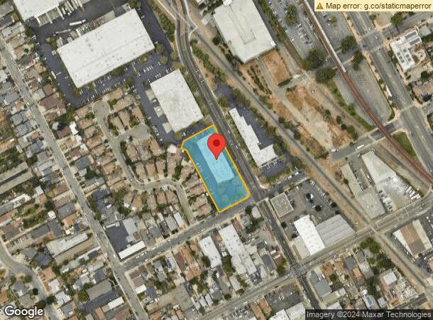  1645 Alvarado St, San Leandro, CA Parcel Map