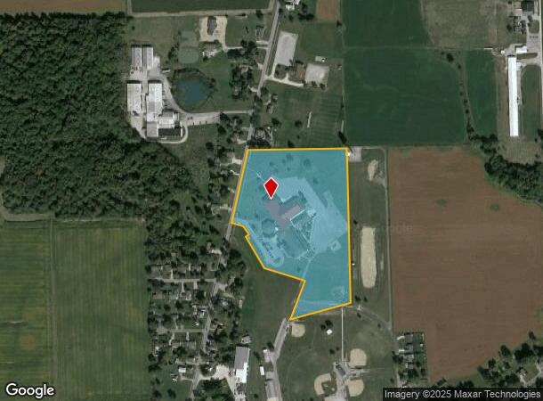 12616 Spencerville Rd, Harlan, IN Parcel Map