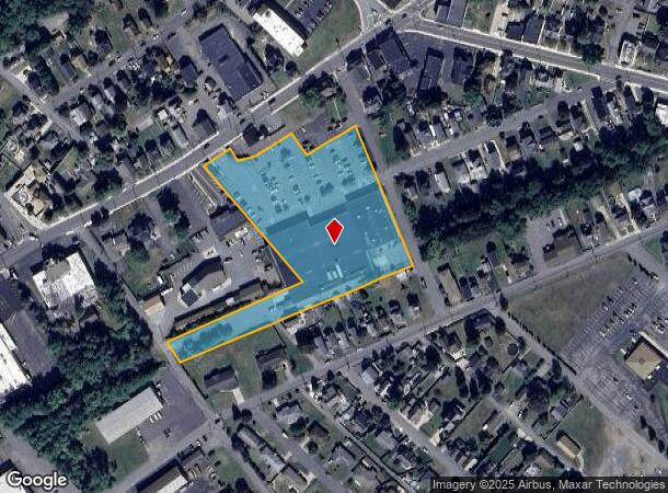 1437 Main St, Olyphant, PA Parcel Map