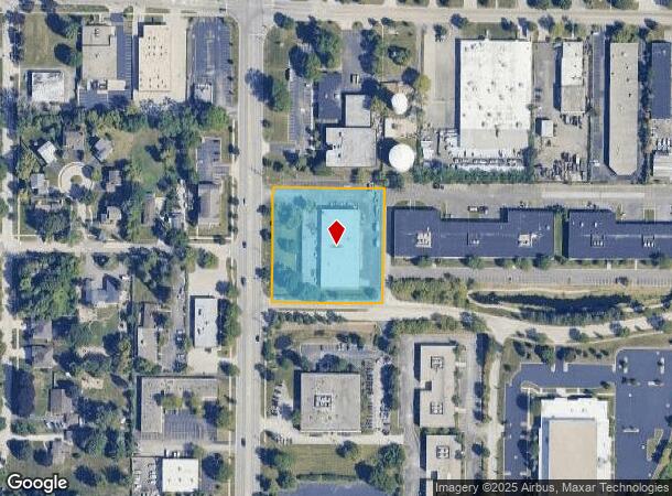 1500 Hicks Rd, Rolling Meadows, IL Parcel Map