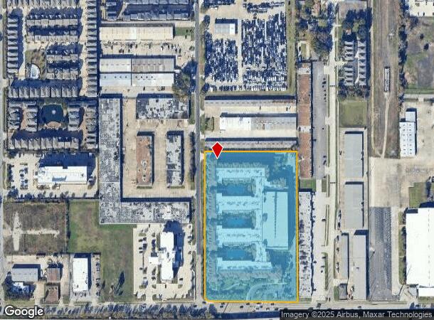 11070 Katy Fwy, Houston, TX Parcel Map