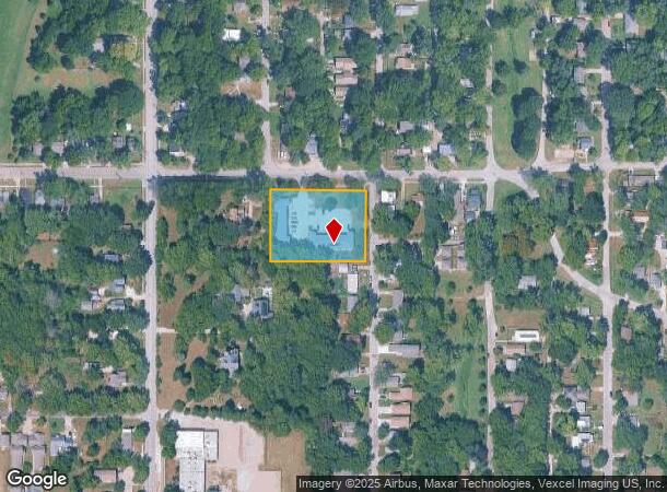 1121 E 13Th St, Lawrence, KS Parcel Map