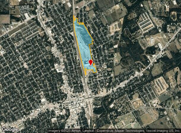 101 Park St, Cleburne, TX Parcel Map