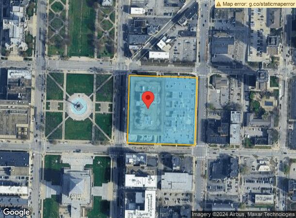  575 N Pennsylvania St, Indianapolis, IN Parcel Map