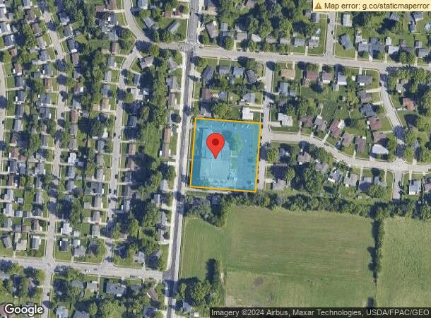  1240 S Maple Ave, Fairborn, OH Parcel Map