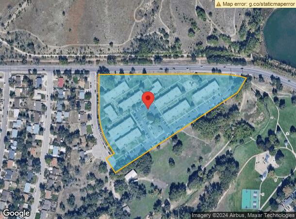  101 Kokomo St, Colorado Springs, CO Parcel Map