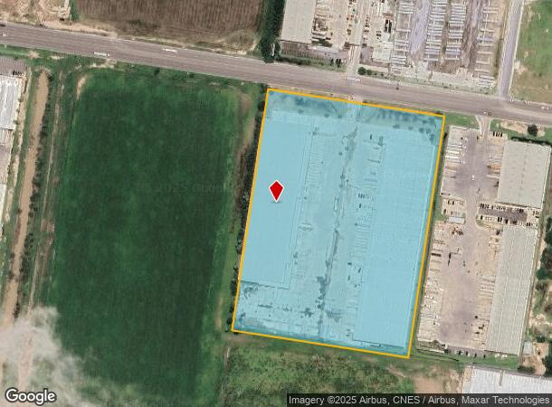  1100 E Military Hwy, Pharr, TX Parcel Map