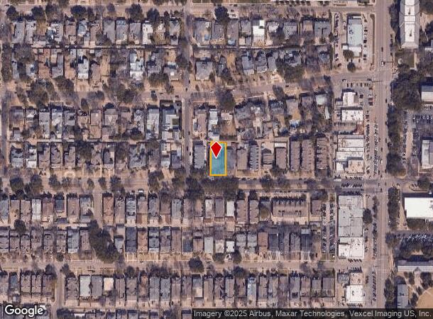  3446 Mcfarlin Blvd, Dallas, TX Parcel Map