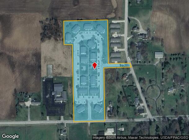 840 W Elm St, Wauseon, OH Parcel Map